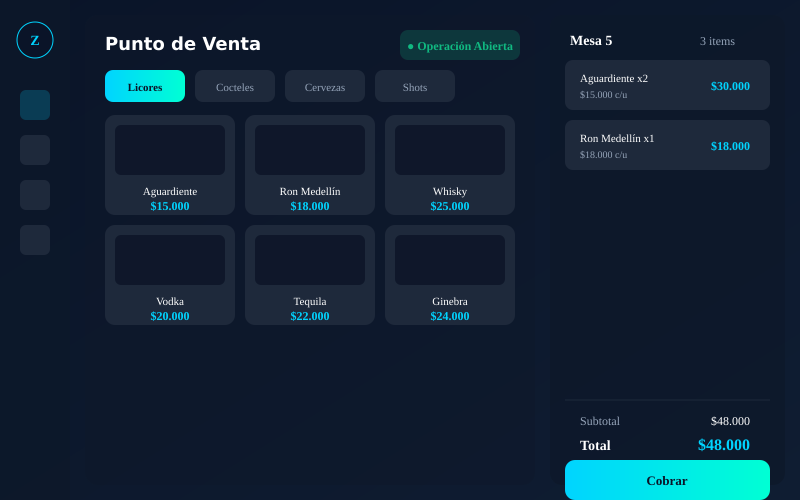 ZENTTRAL POS en laptop
